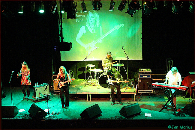 Laurie Morvan Band headlines at De Pit in Terneuzen, Netherlands during their European tour.