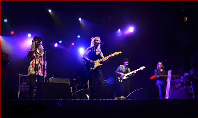 Laurie Morvan Band sizzles at the KJazz Blues Bash, presented by the Long Beach Blues Festival at the El Rey Theater in Los Angeles, CA