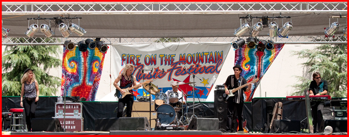 Laurie Morvan Band live at the 2010 Fire On The Mountain Music Festival