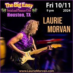 Laurie Morvan plays The Big Easy in Houston, TX on October 11, 2024.