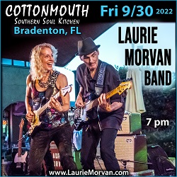 Laurie Morvan Band at Cottonmouth in Bradenton, FL on September 30, 2022.