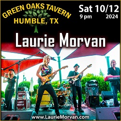 Laurie Morvan plays Green Oaks Tavern in Humble, TX on October 12, 2024.