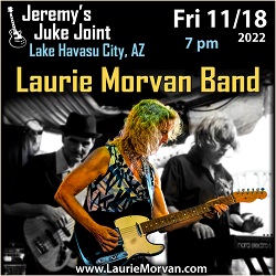 Laurie Morvan Band at Jeremy's Juke Joint in Lake Havasu City, AZ on Fri
