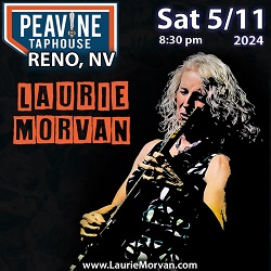 Peavine Taphouse in Reno, NV features Laurie Morvan on May 11, 2024.
