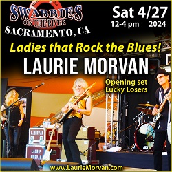 Swabbies in Sacramento CA presents Ladies that Rock the Blues featuring Laurie Morvan on April 27, 2024.