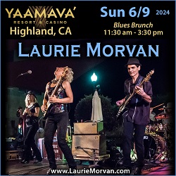 Laurie Morvan at Yaamava's Sunday Blues Brunch in Highland, CA on Sunday June 9, 2024.