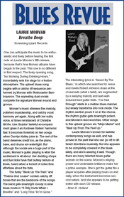 Blues Revue CD review of Breathe Deep by the Laurie Morvan Band