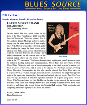 Laurie Morvan Band, Breathe Deep CD review by Blues Source