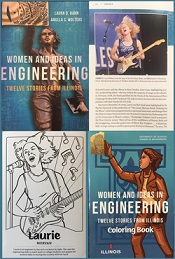 Women In Engineering Book from University of Illinois includes Laurie Morvan