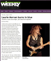 Boulder Weekly feature article on Laurie Morvan, August 2012