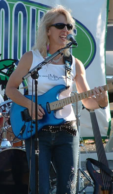 Blues guitarist Laurie Morvan - file photo