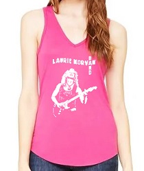 Retro Womens Berry Tank Top with V-Neck